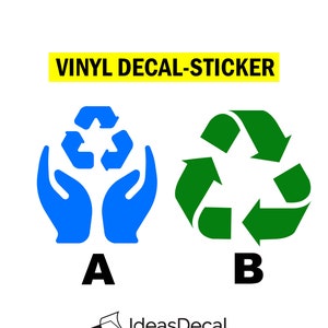 Recycle Vinyl Decal Sticker Symbol