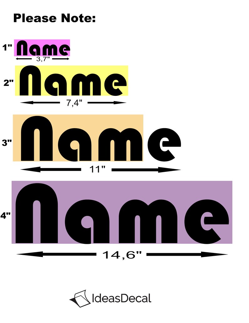 Iron on Letters Numbers Names Custom Text From 1 to 10 Etsy Canada