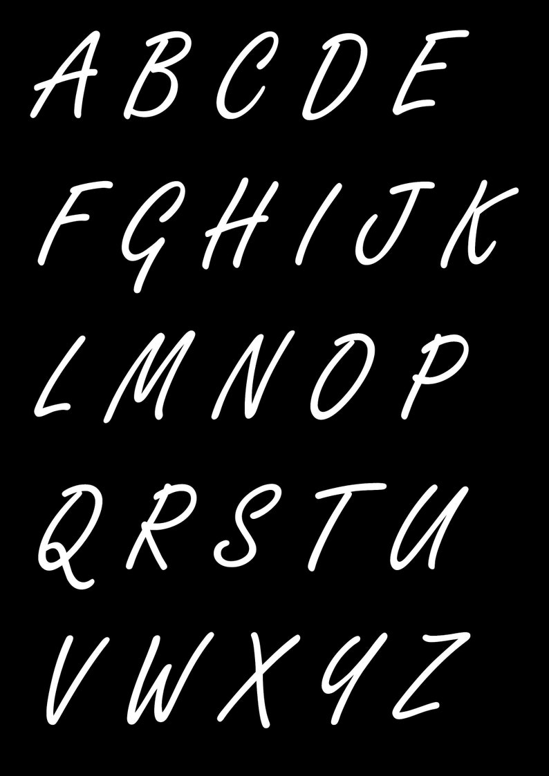 Iron on Letters Numbers Custom Text Heat Transfer Vinyl Etsy Canada