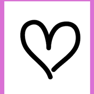 Herz Aufbügeln, Heat Transfer Vinyl (HTV) Valentinstag Geschenk