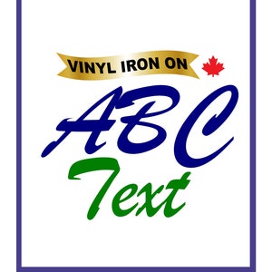 Lettres, chiffres, texte personnalisé, décalcomanies en vinyle pour transfert à chaud, bricolage