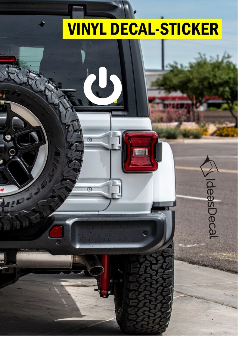 Power Vinyl Decals Sticker Power Sign Etsy