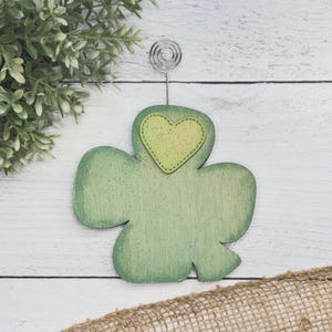 Shamrockklöver korthållare set, hjärta, St. Patrick's Day, sommar, vår, bild, platsdukning, hyllställ, målarkit, digital SVG-fil