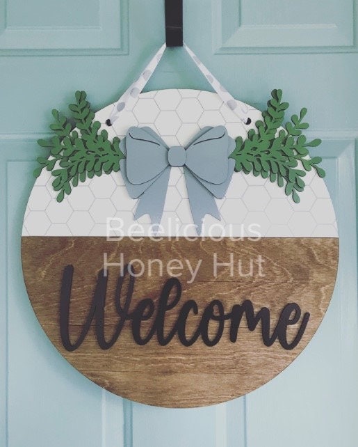 18 inch Door Hanger with Sayings File SVG Template Bundle Etsy