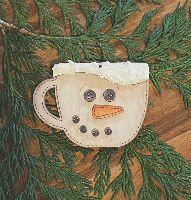 Hand Stitched Gift Card Holder Layered Ornament Christmas Etsy