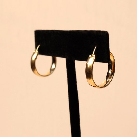 Unoaerre, 14K Gold Hoop Earrings, gold hoops, 14k