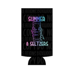 Stylish Slim Can Cooler for Summer & Seltzers - Keep Your Drinks Cool in Style!