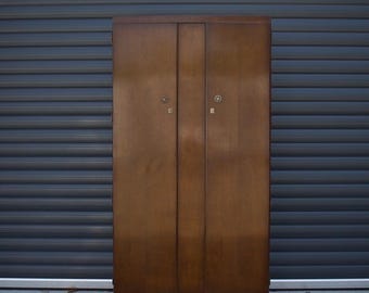 Mid century teak wardrobe