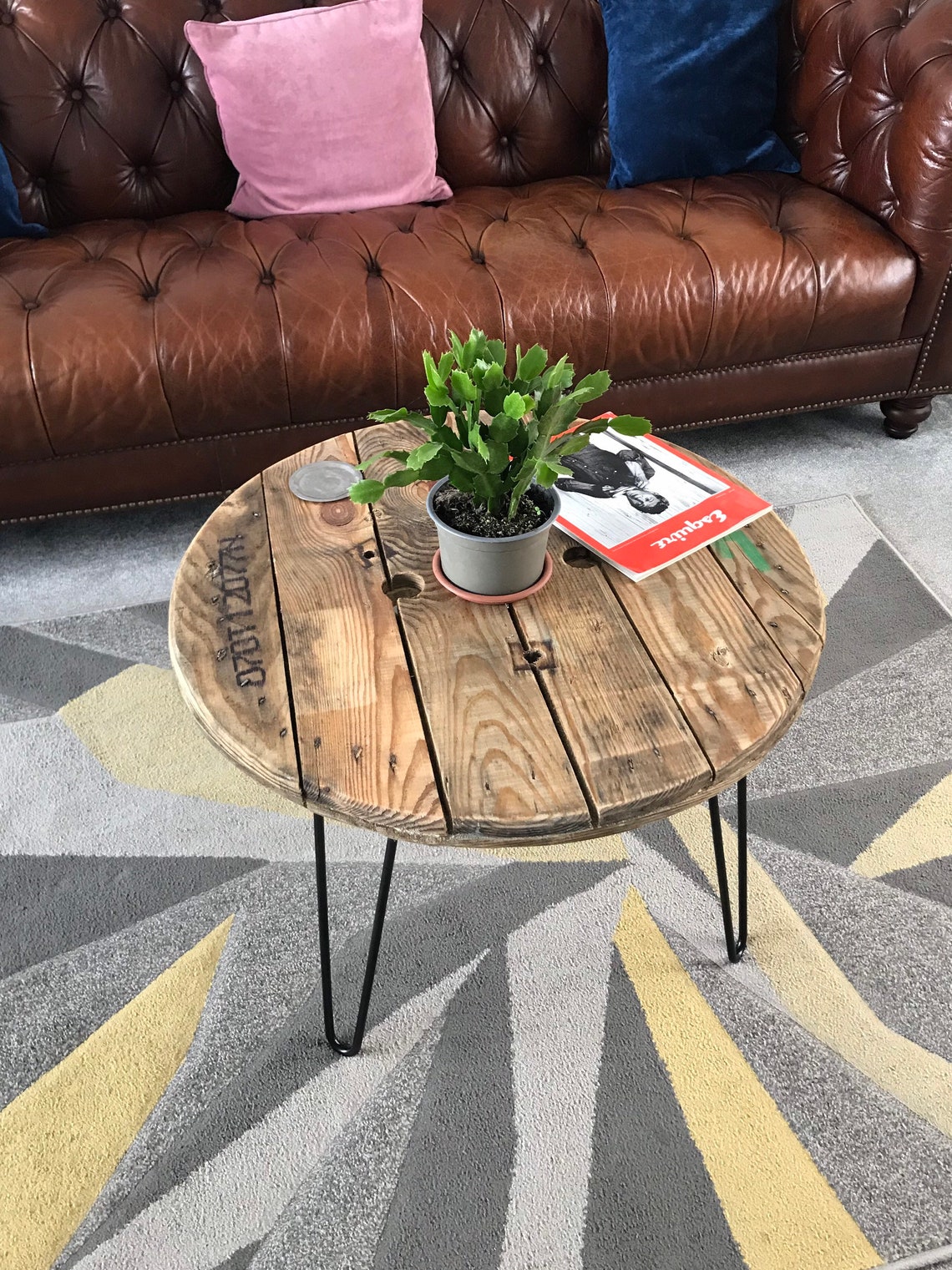 Cable Reel Coffee Table Etsy UK