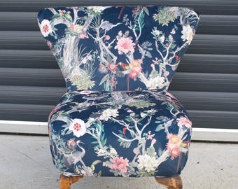 Mid century wingback chair