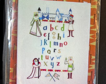 Castle Peeps cross-stitch chart by Lizzie House and Follow the White Bunny