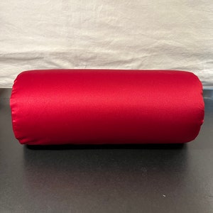 Satin pillowcase for bolster pillow, envelope style