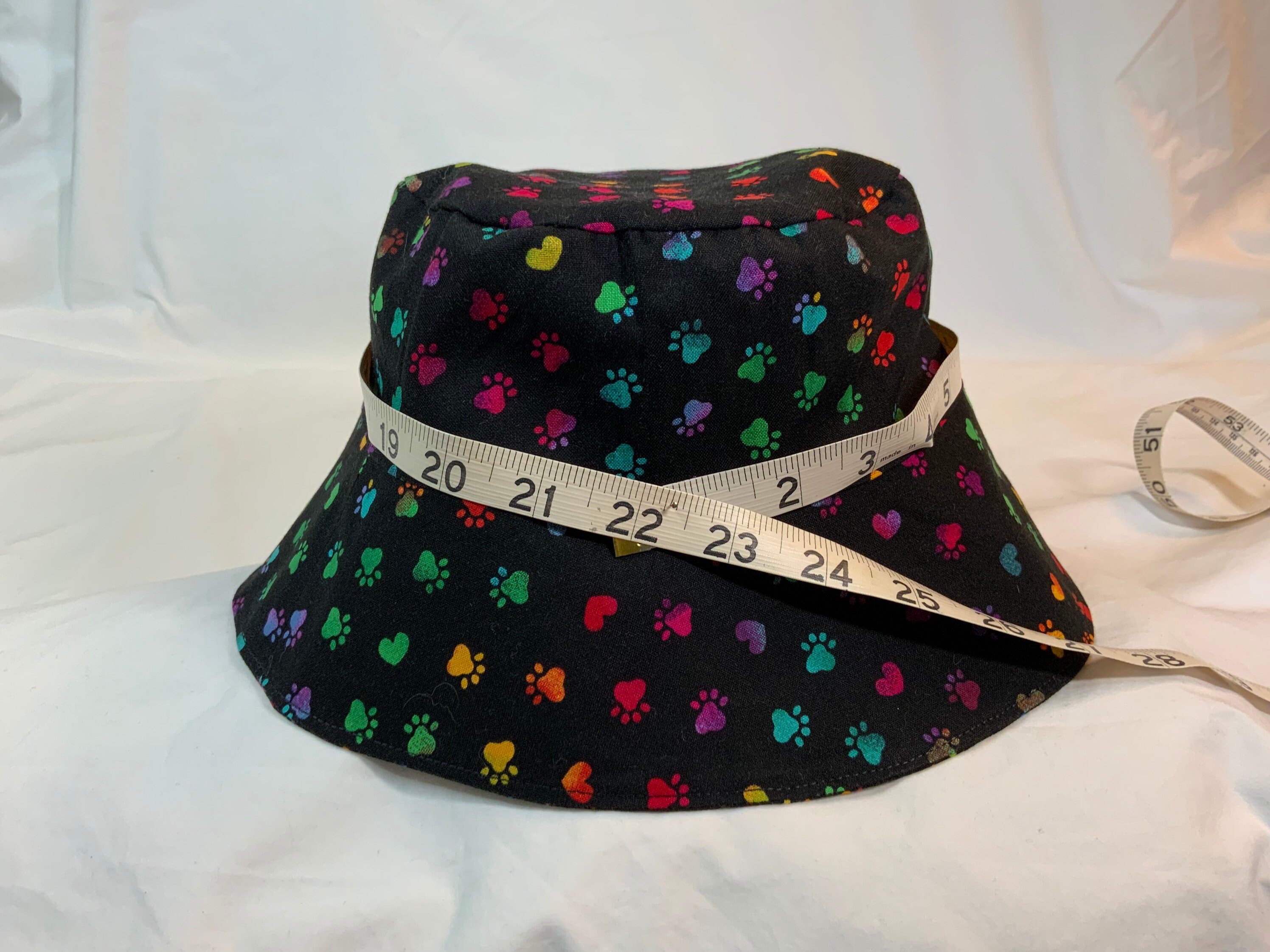 Reversible 100% Cotton Bucket Hat, Made by Hand - Etsy display picture 1