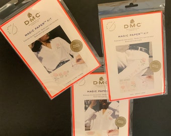 DMC Magic Paper Kits flowers fruits love