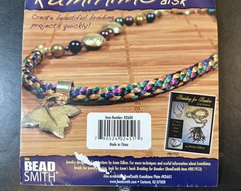 Kumihimo braiding disk tool kit for round braids