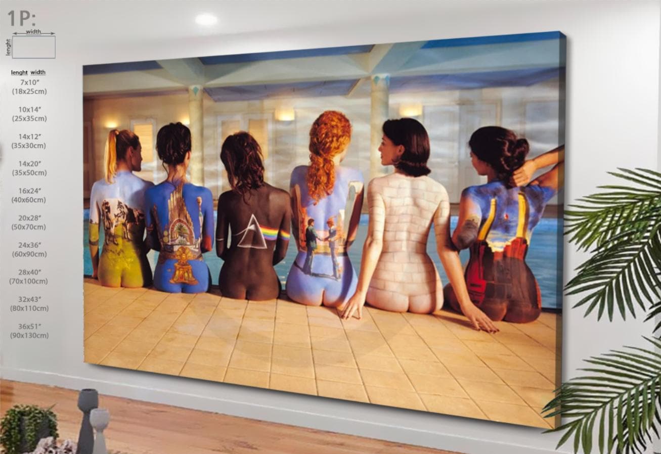 Poster Maxi Pink Floyd Back Catalogue - 91x61 Cm - Papier Glacé Haute Qualité