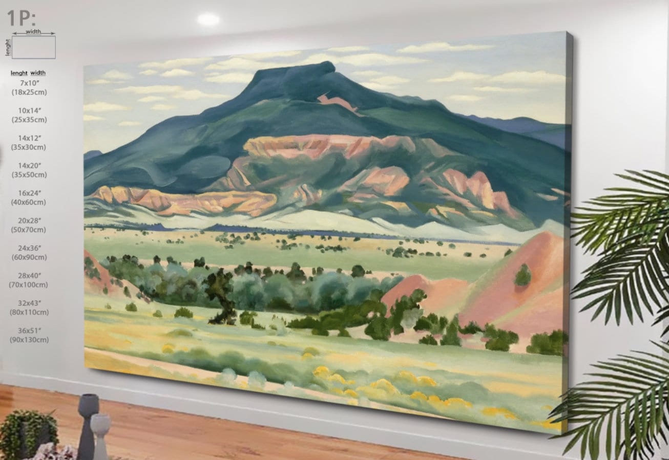 Georgia O Keeffe Mountain Landscape, Georgia Okeeffe New Mexico