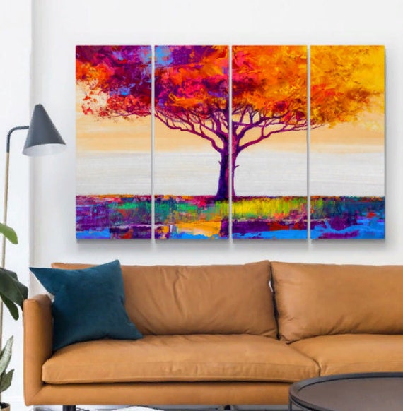 Gold Tree Wall Art