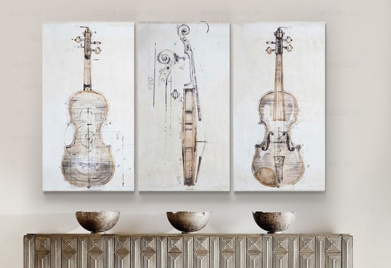 Gancio Da Parete Per Violino E Viola Con Supporto Archetto - Montaggio Facile E Sicuro - Foto 4