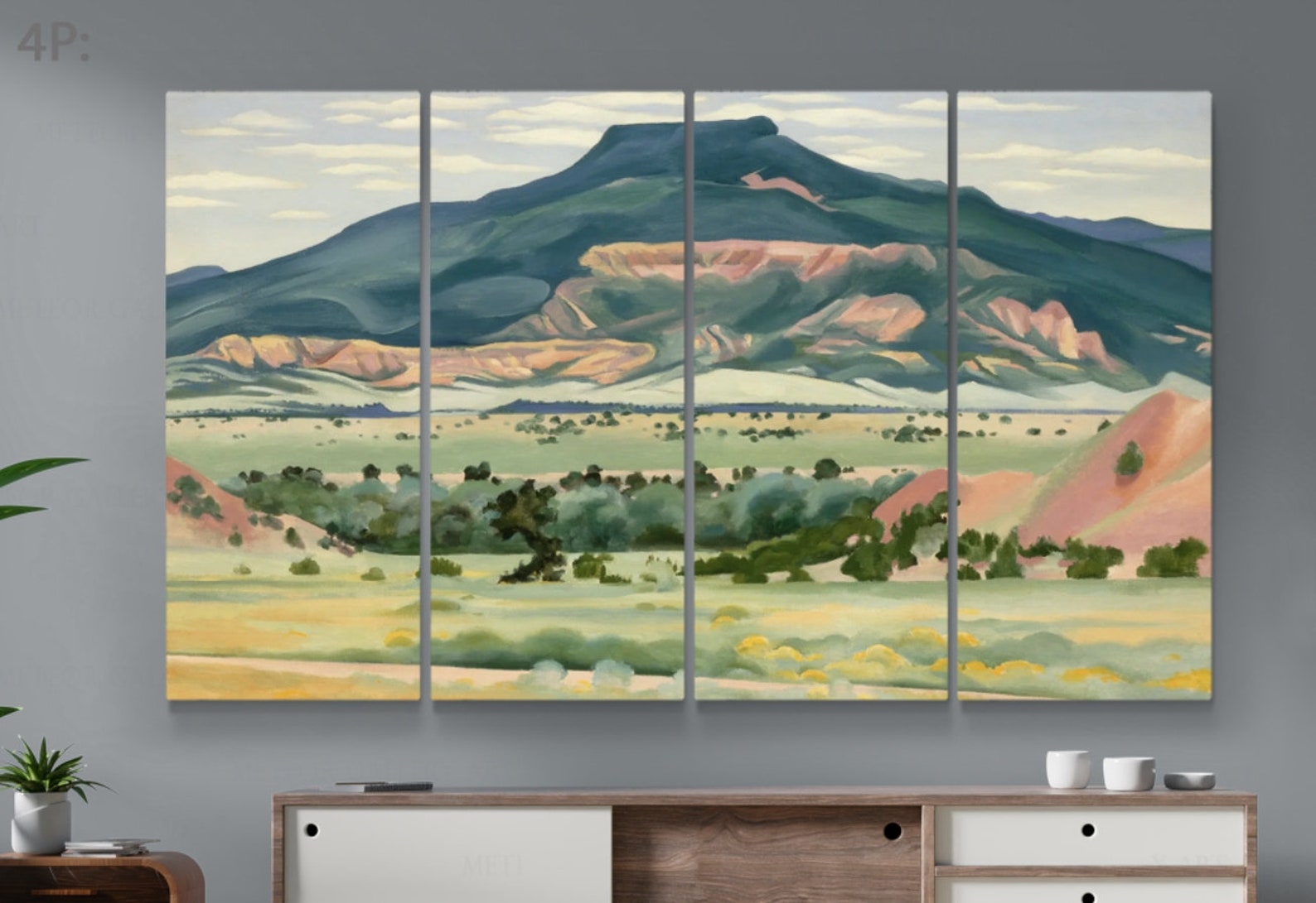 Georgia O Keeffe Mountain Landscape, Georgia Okeeffe New Mexico ...