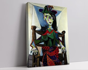 パブロ ピカソ ベレー帽の女性 ベレー帽をかぶった女性 油絵 アート