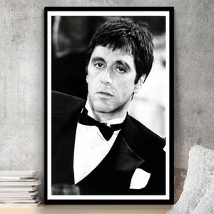 Scarface Al Pacino Tony Montana, Scarface Canvas, Tony Montana Wall Art, Tony Montana Print, Al Pacino Canvas, Tony Montana Quote, canvas