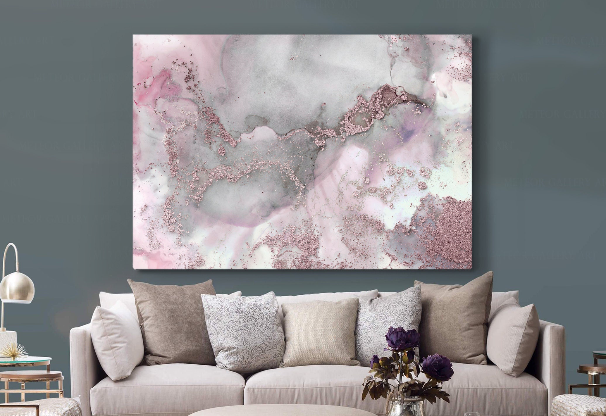 Alcohol Ink Painting on Canvas: Golden Yellow, Snapdragon Pink & Cobal –  Sassy Since Birth