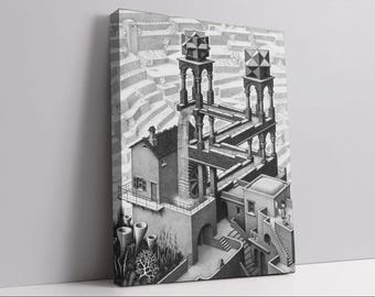 M.C. エッシャーの滝のポスター 1971 - Etsy 日本