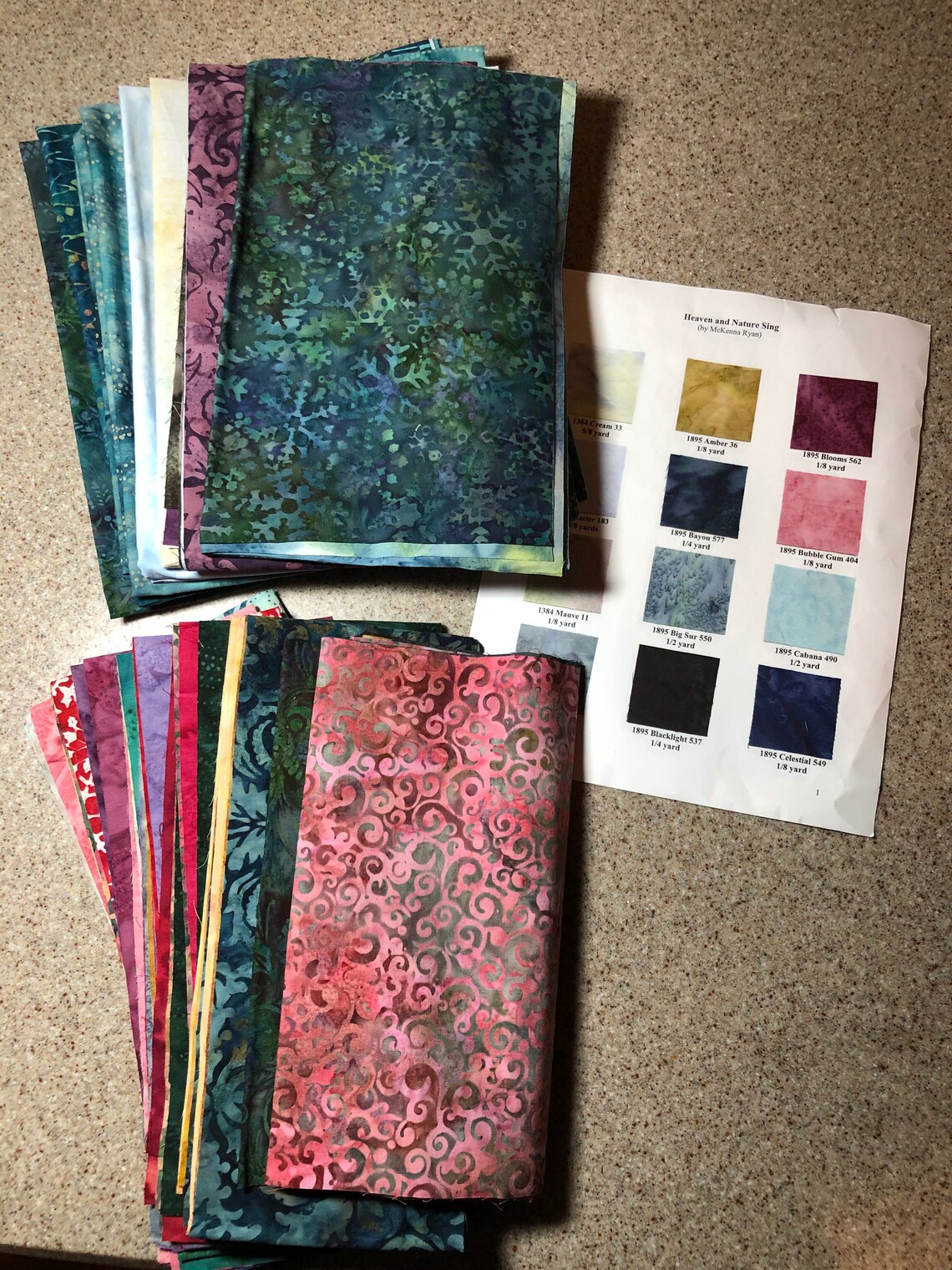 McKenna Ryan Quilt Kit includes Fabric Pack 6 patterns | Etsy