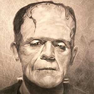 Boris Karloff as Frankenstein&#39;s Monster
