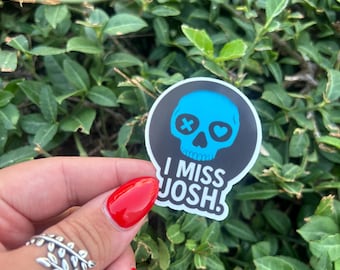 Pegatina inspirada en Lights Out de Navessa Allen, Extraño a Josh, Pegatina de romance oscuro
