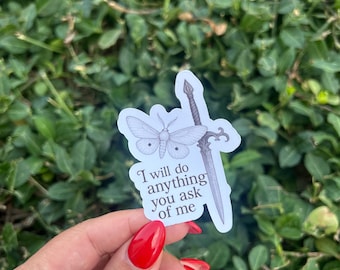 Knight and Moth Sticker: Rachel Gillig Novel, Kindle/Phone Decal