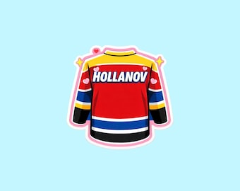 Adesivo in vinile ispirato alla rivalità accesa: adesivo per la maglia di Hollanov