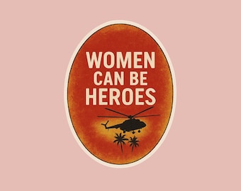 Pegatina de vinilo inspirada en "Las mujeres" de Kristen Hannah