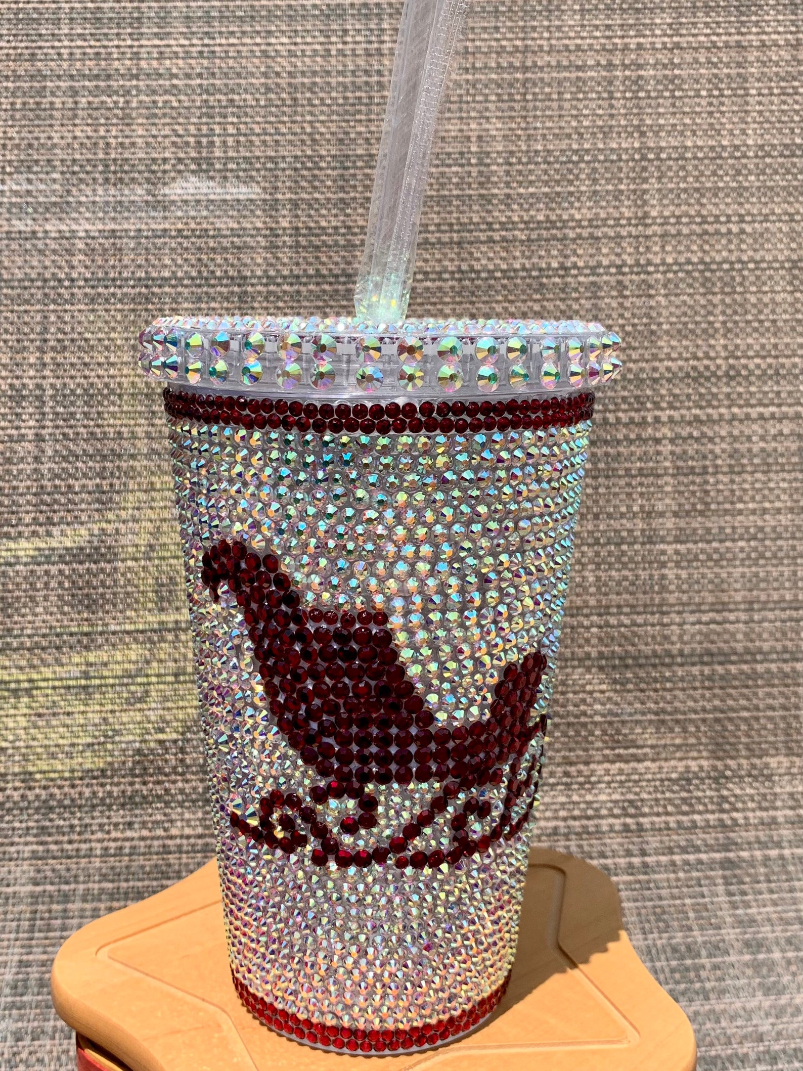 Christmas Tumbler Bling Rhinestones Sleigh | Etsy