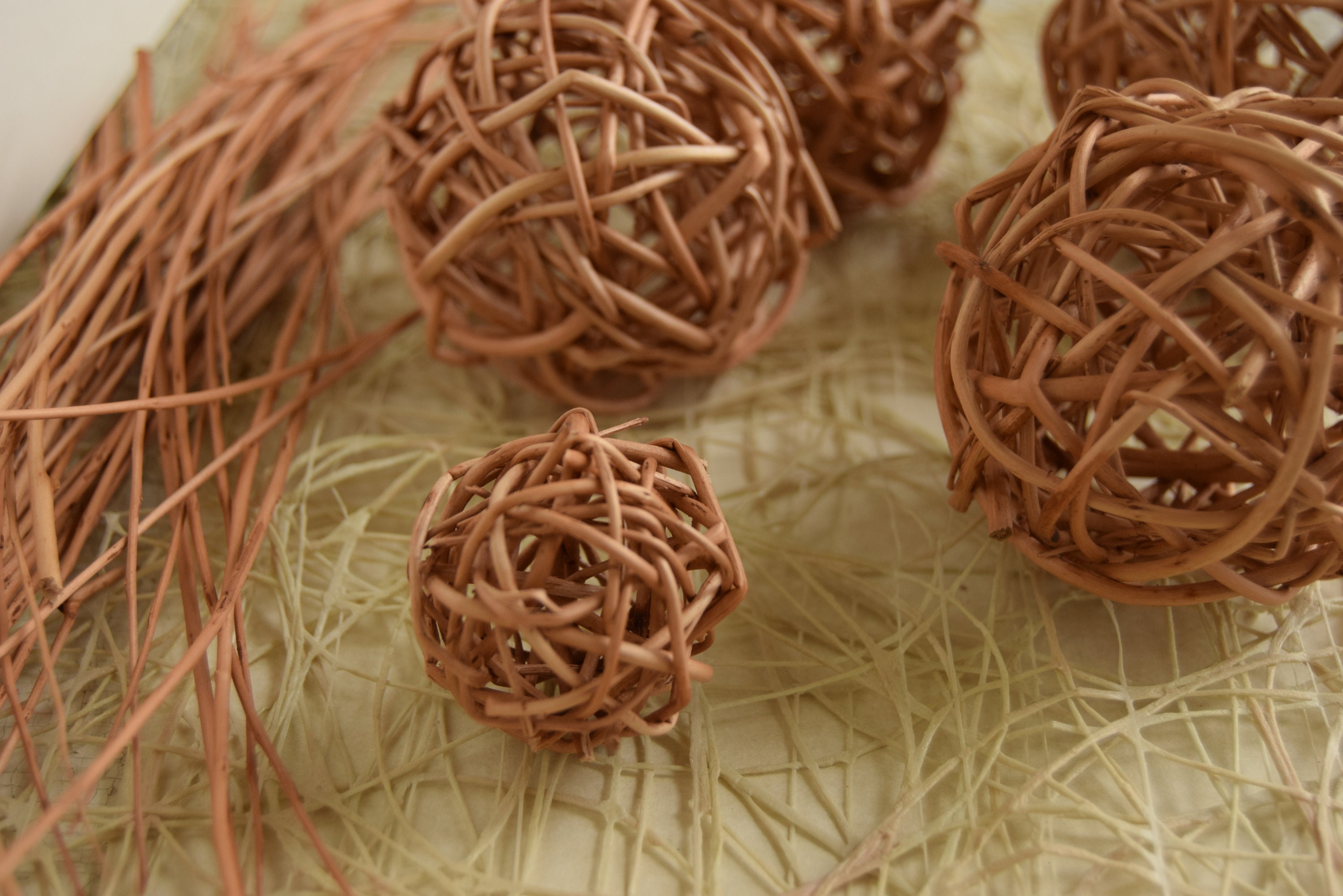 Willow Decorative Ball Bowl Filler Willow Decorations Home Etsy