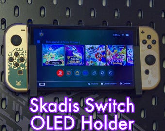 Ikea Skadis/Uppspel Switch OLED/Schalter 2 Halter Set