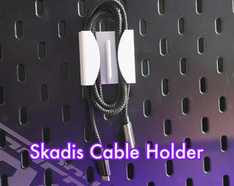 Ikea Skadis/Uppspel Kabel Halter