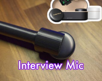 Support de micro, adaptateur de poignée de microphone portable, mousse de pare-brise pour GO II, 150, G1, support de micro portable pour entretiens, événements, entretiens de rue