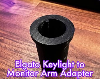 Elgato Keylight zu Monitor Arm Adapter