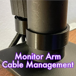 Monitor Arm Cable Manager (4-Pack)