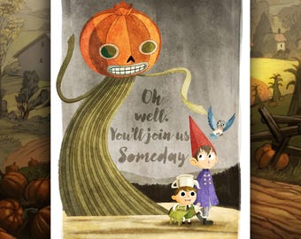 Enoch says goodbye to Wirt, Gregory and Beatrice - Over the Garden Wall - You'll Join Us Someday