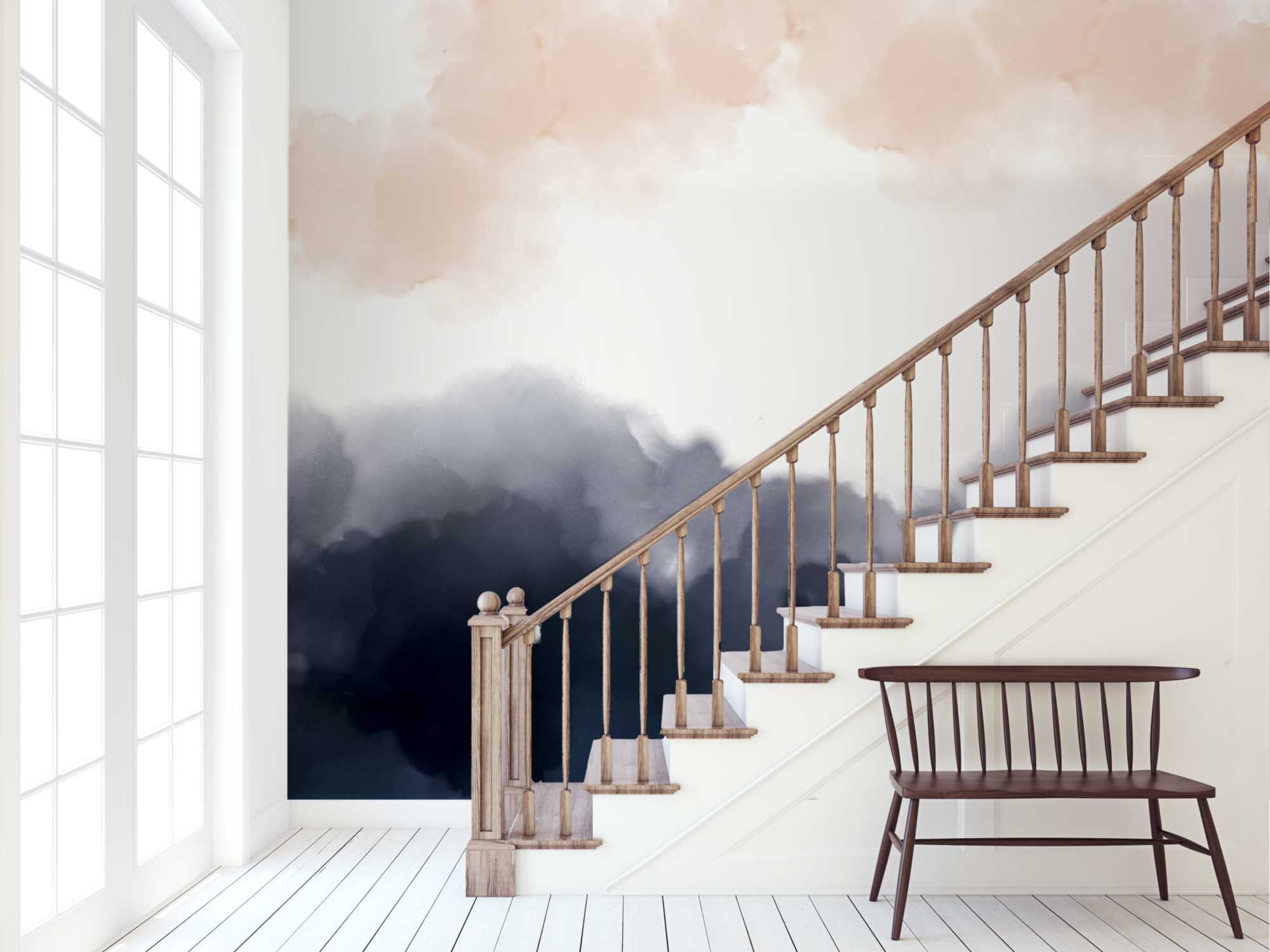 Watercolor wallpaper ombre wallpaper-watercolor | Etsy