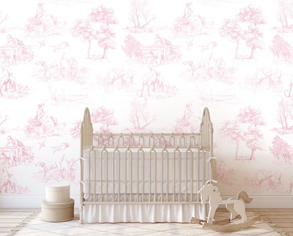 French Toiles Light Pink Removable the Shepherdess Toile - Etsy French Toiles Light Pink Removable the Shepherdess Toile - Etsy