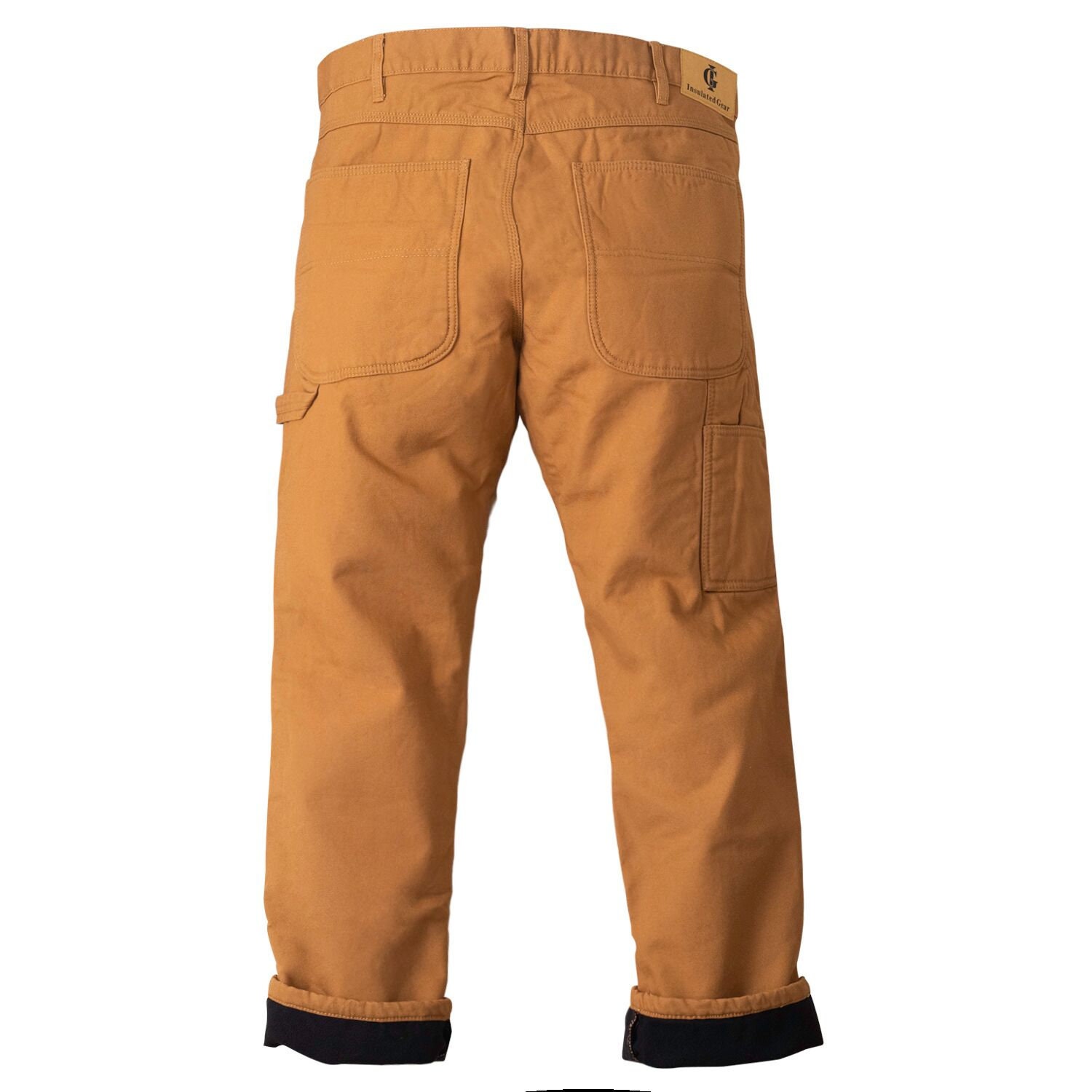 fleece lined canvas pants