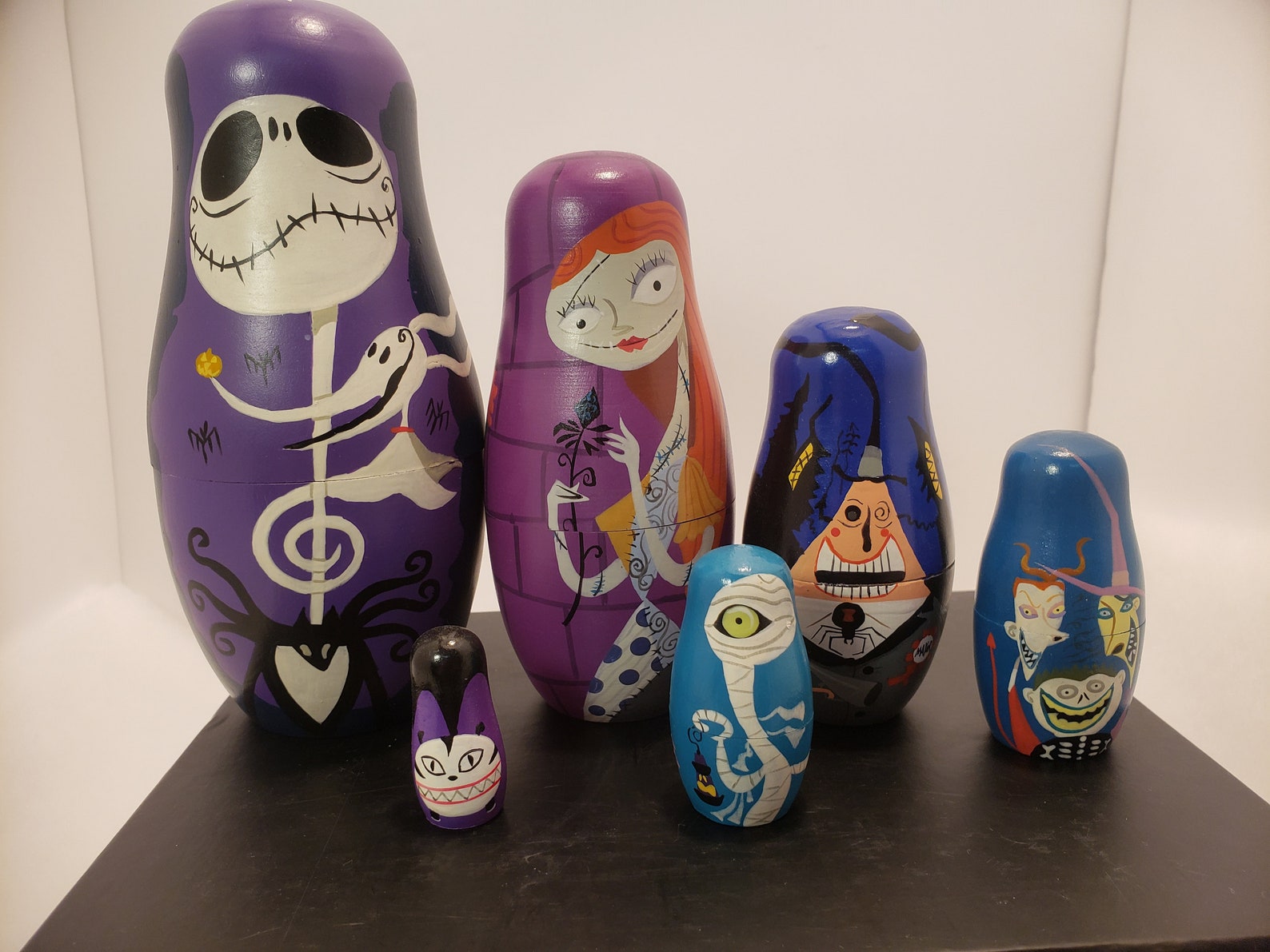 Nightmare Before Christmas Nesting Dolls Limited Edition Etsy