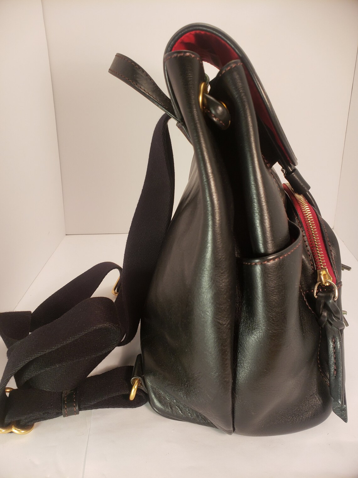 Dooney & Bourke Medium Murphy Backpack Florentine Leather Etsy