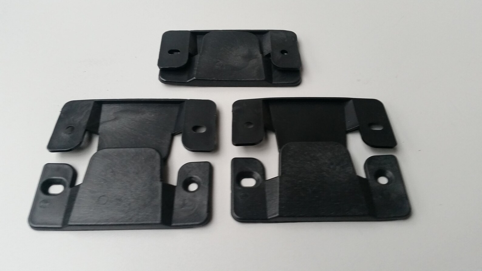 Solid Plastic Flush Mount Brackets Pack of 40 Etsy