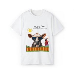 Moo-ve Over! Holy Cow T-Shirts: Get Your Hands on Our AI-Designed Cow Tee!