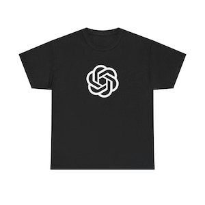 OpenAI T-shirt met dominant logo